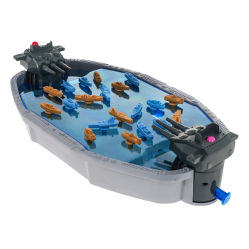 Bitwa Statków 3D dla dzieci 4+ i dorosłych Gra zręcznościowa taktyczna + Okręt z wyrzutniami + 20 Statków + 30 Kulek